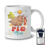 Vintage Pig Mom, Awesome Mother's Day Pig Farm Animals, Matching Farmer Family Group T-Shirt