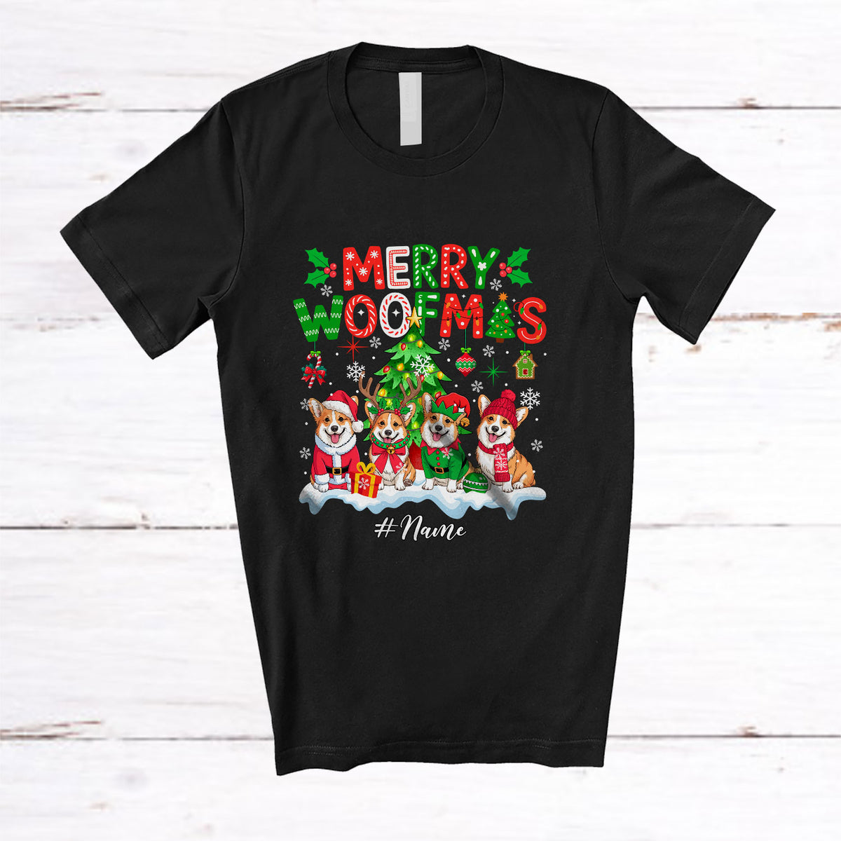 MacnyStore - Personalized Custom Name Merry Woofmas; Lovely