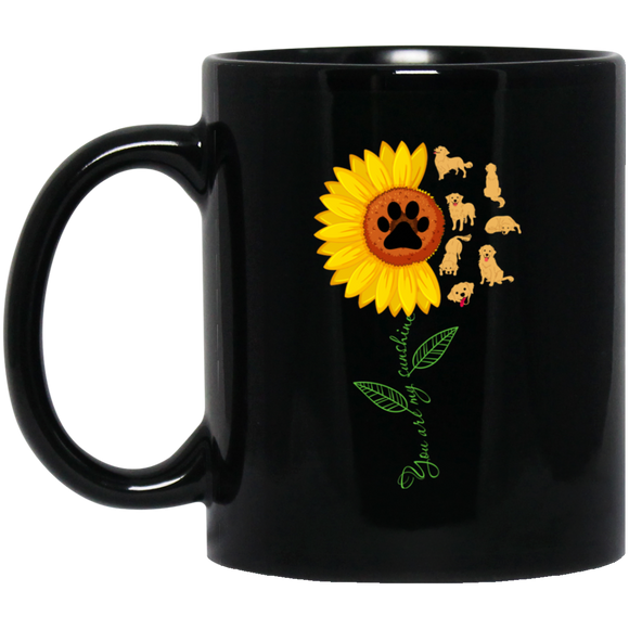 You Are My Sunshine Sunflower Flower Golden Retriever Dog Pet Lover Owner Gifts Mug - Macnystore