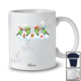 Personalized Custom Name Four X-mas Hummingbird; Adorable Christmas Lights Bird Animal T-Shirt