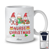 Personalized Custom Name Nurse Christmas Squad; Lovely Christmas Gnomes Nurse Nursing T-Shirt