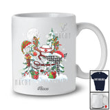 Personalized Custom Name Three Plaid Santa Elf Nurse Tools; Proud Christmas Tree Jobs T-Shirt