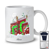 Personalized Custom Name Three Plaid Santa Elf Librarian Tools; Proud Christmas Tree Jobs T-Shirt