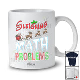Personalized Custom Name Sleighing Math Problems; Amazing Christmas Sleigh Santa Teacher T-Shirt