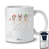 Personalized Custom Name Three Dancing Skeleton Husky Owner; Amazing Christmas Family T-Shirt