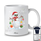 Personalized Custom Name Golf Snowman Santa Snow; Amazing Christmas Sport Player Team T-Shirt