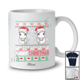 Personalized Custom Name Merry Christmas; Adorable Sweater Santa Horse Face; Farming Farmer T-Shirt