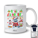 Personalized Custom Name Santa Russian Blue; Merry Christmas ASL Snowman Gnome T-Shirt