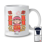 Personalized Custom Name Li Xi Me Please 2026; Joyful Lunar New Year Girl Vietnamese Horse Year T-Shirt