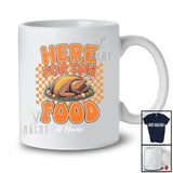 Personalized Custom Name Here For The Food; Amazing Thanksgiving Dinner Roast Turkey Family T-Shirt