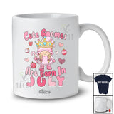 Personalized Custom Name Cutest Gnomes Born In July; Lovely Birthday Christmas Gnomies T-Shirt