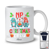 Personalized Custom Name NP Christmas Crew; Awesome X-mas Three Gnomes Nurse; Proud Job T-Shirt