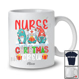 Personalized Custom Name Nurse Christmas Crew; Awesome X-mas Three Gnomes Nurse; Proud Job T-Shirt