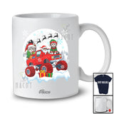 Personalized Custom Name American Shorthair On Monster Truck; Lovely Christmas Moon Animal T-Shirt