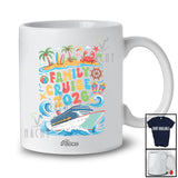 Personalized Custom Name Family Cruise 2026; Adorable Summer Vacation Cruise Ship Groovy T-Shirt