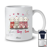 Personalized Custom Name Just A Sheep In Love; Amusing Valentine's Day Hearts; Farming Farmer T-Shirt