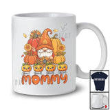 Personalized Custom Name Mommy; Adorable Thanksgiving Gnome Fall Pumpkins; Family T-Shirt