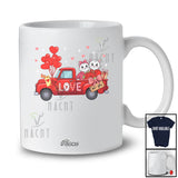 Personalized Custom Name Couple Cats On Red Truck; Lovely Valentine Cat Owner Animal T-Shirt