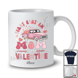 Personalized Custom Name Sorry Gentlemen Mom Is My Valentine; Joyful Hearts On Pickup Truck T-Shirt