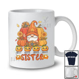 Personalized Custom Name Sister; Adorable Thanksgiving Gnome Fall Pumpkins; Family T-Shirt