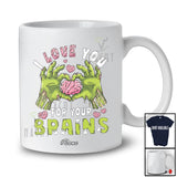 Personalized Custom Name I Love You For Your Brains; Scary Valentine's Day Zombie Couple T-Shirt