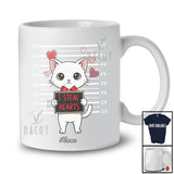 Personalized Custom Name I Steal Hearts; Humorous Valentine Cat Owner Lover T-Shirt