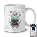 Personalized Custom Name I Steal Hearts; Humorous Valentine Pigeon Bird Animal Lover T-Shirt