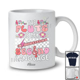Personalized Custom Name Flute Is My Second Language; Amusing Player Musical Instruments T-Shirt