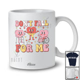 Personalized Custom Name Don't Fall; Lovely Valentine Physical Therapy Team OT Fall Prevention T-Shirt