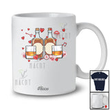 Personalized Custom Name Valentine Rum Collection; Humorous Hearts Rum Drinking Drunker Couple T-Shirt