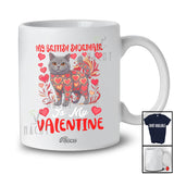 Personalized Custom Name My British Shorthair Is My Valentine; Adorable Hearts Family Group T-Shirt