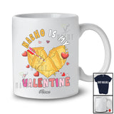 Personalized Custom Name Nacho Is My Valentine; Humorous Hearts Food Lover Group T-Shirt