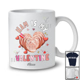 Personalized Custom Name Ham Is My Valentine; Humorous Hearts Food Lover Group T-Shirt