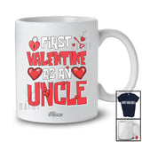 Personalized Custom Name First Valentine As An Uncle; Humorous Promoting Future Uncle; Family T-Shirt