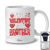 Personalized Custom Name First Valentine As A Brother; Humorous Promoting Future Brother; Family T-Shirt