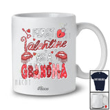 Personalized Custom Name First Valentine As Grandma; Humorous Promoting Future Grandma; Family T-Shirt