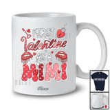 Personalized Custom Name First Valentine As A Mimi; Humorous Promoting Future Mimi; Hearts Family T-Shirt