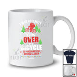 Personalized Custom Name Run Over By A Bicycle; Humorous Christmas Santa Running Runner T-Shirt