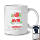 Personalized Custom Name Run Over By A Motorcycle; Humorous Christmas Santa Running Runner T-Shirt