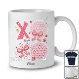 Personalized Custom Name Golf With Pink Hearts Bow Tie; Lovely Valentine's Day Sport Player Lover T-Shirt