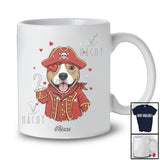 Personalized Custom Name Pirate Pit Bull; Humorous Valentine Hearts Pirate Animal T-Shirt