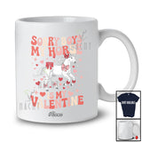 Personalized Custom Name Sorry My Horse Is My Valentine; Lovely Hearts Farmer; Girls Family T-Shirt