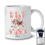 Personalized Custom Name Sorry My Beagle Is My Valentine; Joyful Hearts Animal; Girls Family T-Shirt