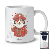 Personalized Custom Name Pirate Shelties; Humorous Valentine Hearts Pirate Animal T-Shirt