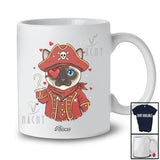 Personalized Custom Name Pirate Siamese Cat Valentine; Amazing Hearts Kitten Owner Lover T-Shirt