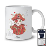 Personalized Custom Name Pirate Sphynx Cat Valentine; Amazing Hearts Kitten Owner Lover T-Shirt