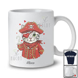 Personalized Custom Name Pirate American Shorthair Cat Valentine; Amazing Hearts Kitten Owner T-Shirt