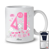 Personalized Custom Name Something About This Feels Right; Joyful Valentine Ruler Math Teacher T-Shirt