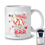 Personalized Custom Name You Make My Heart Go Baa; Lovely Valentine Hearts Goat Farmer T-Shirt
