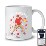 Personalized Custom Name I Steal Hearts; Amazing Valentine Disc Golf Player Team; Single Lover T-Shirt